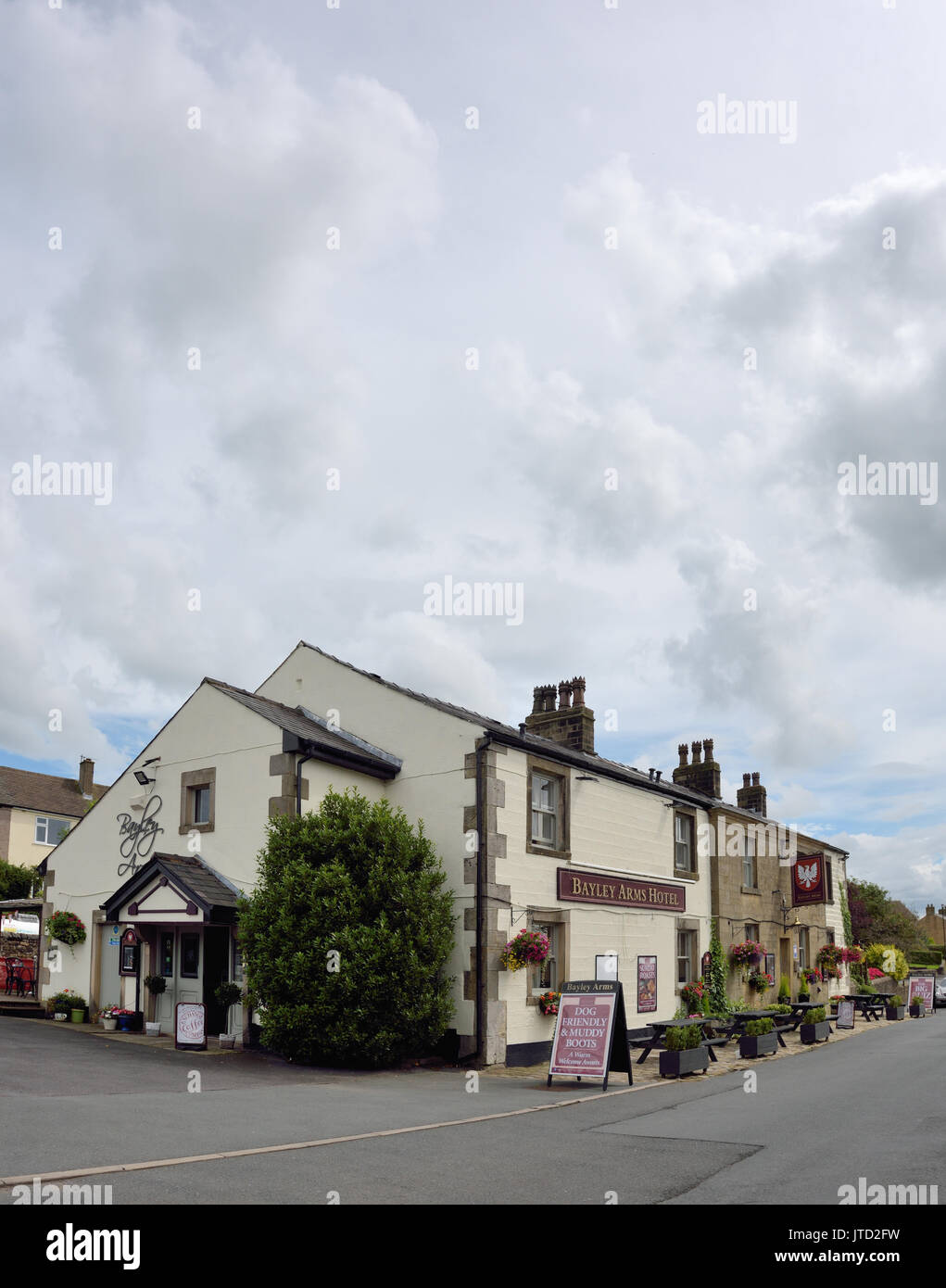 The Bayley Arms , Hurst Green,Clitheroe Stock Photo Alamy