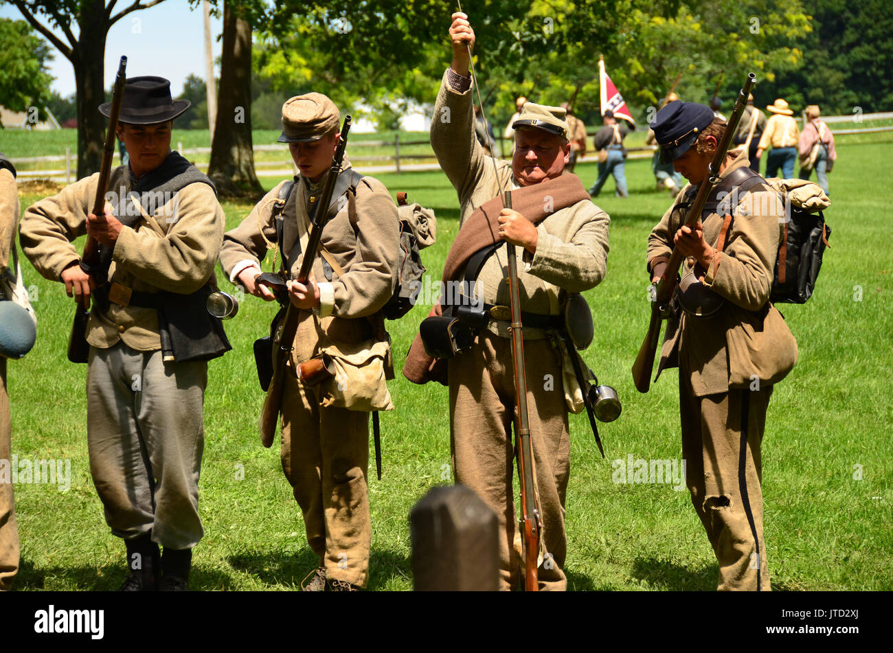 Civil War reenactment Rochester NY union jack Stock Photo Alamy Civil War reenactment Rochester NY union jack Stock Photo Alamy