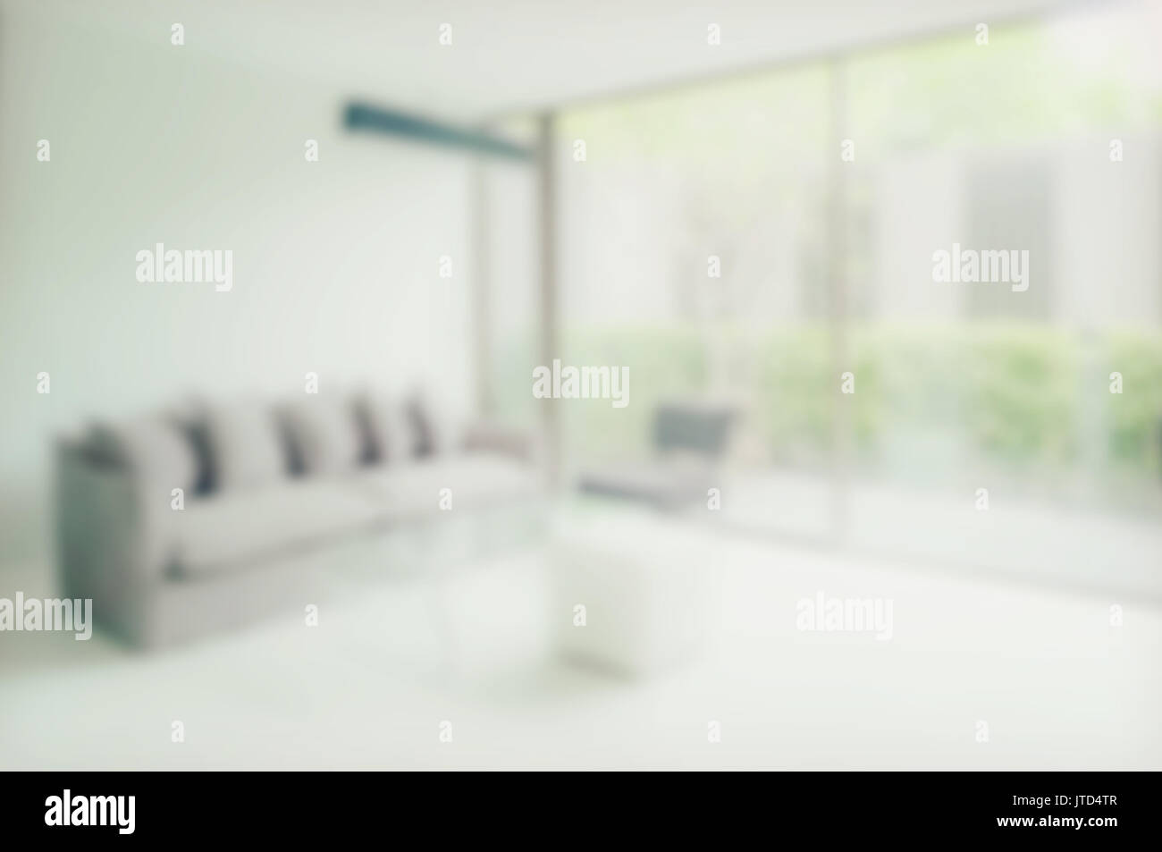 blur image of modern living room interior Stock Photo - Alamy