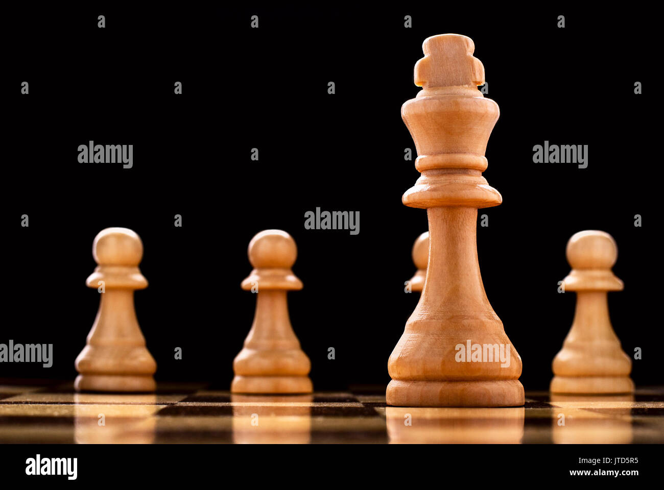 Chess game on chess board behind business man background. Business concept  to present financial information and marketing strategy analysis. Investmen  Stock Photo - Alamy