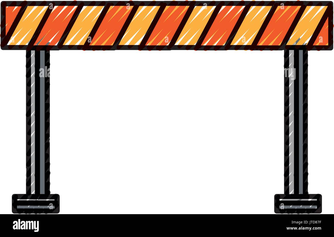 traffic fence isolated icon Stock Vector Image & Art - Alamy