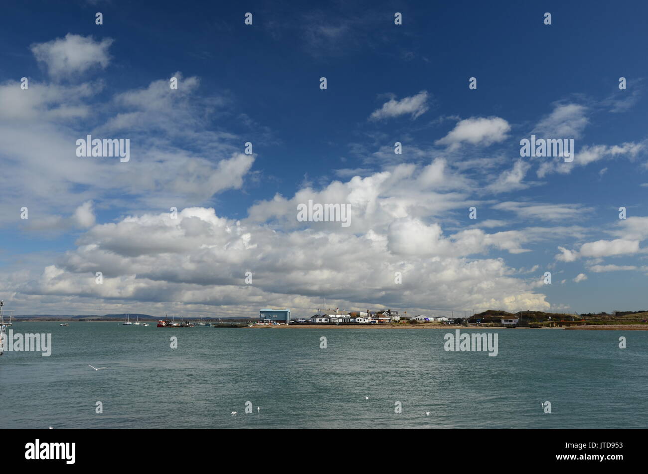 Portsmouth landscape UK Stock Photo