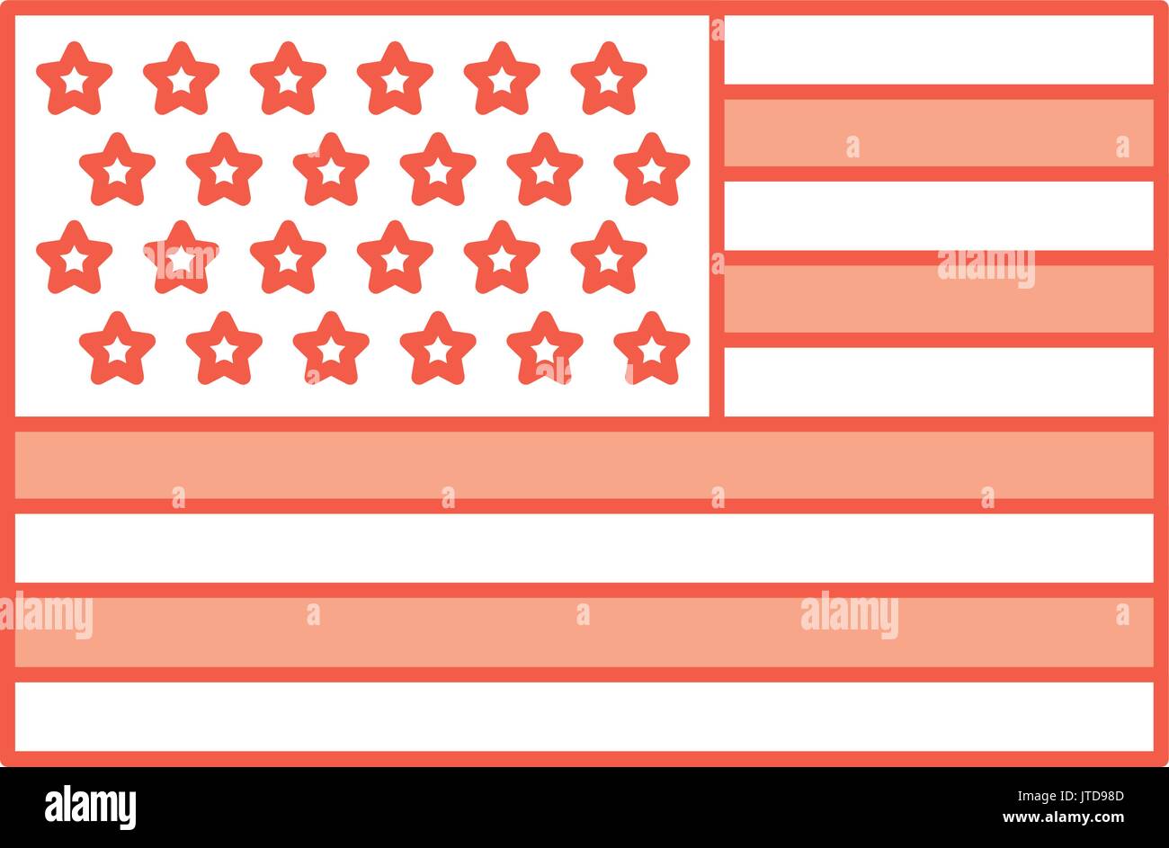 usa flag isolated icon Stock Vector Image & Art - Alamy