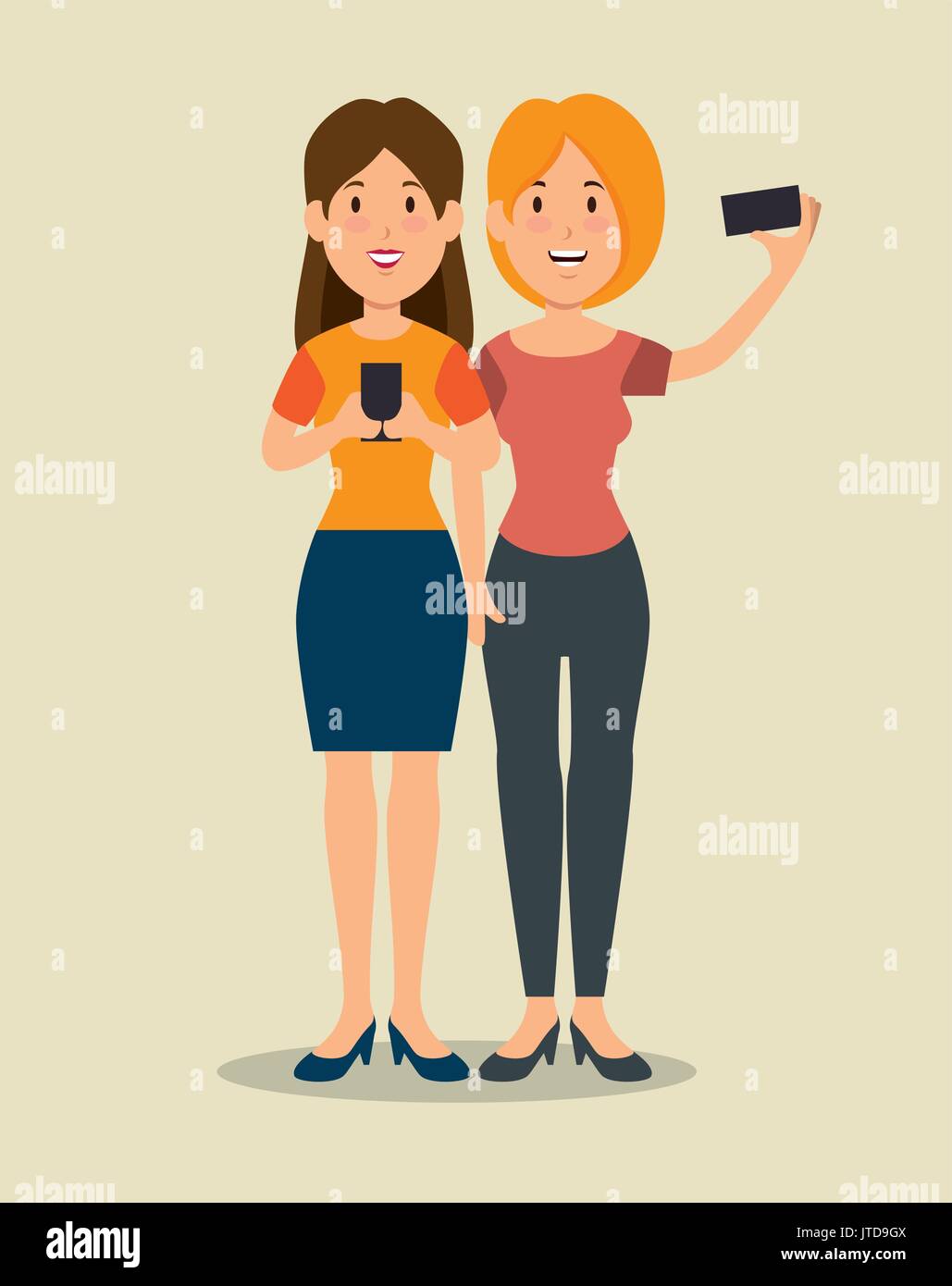 smartphone addiction concept modern lifestyle Stock Vector Image & Art ...