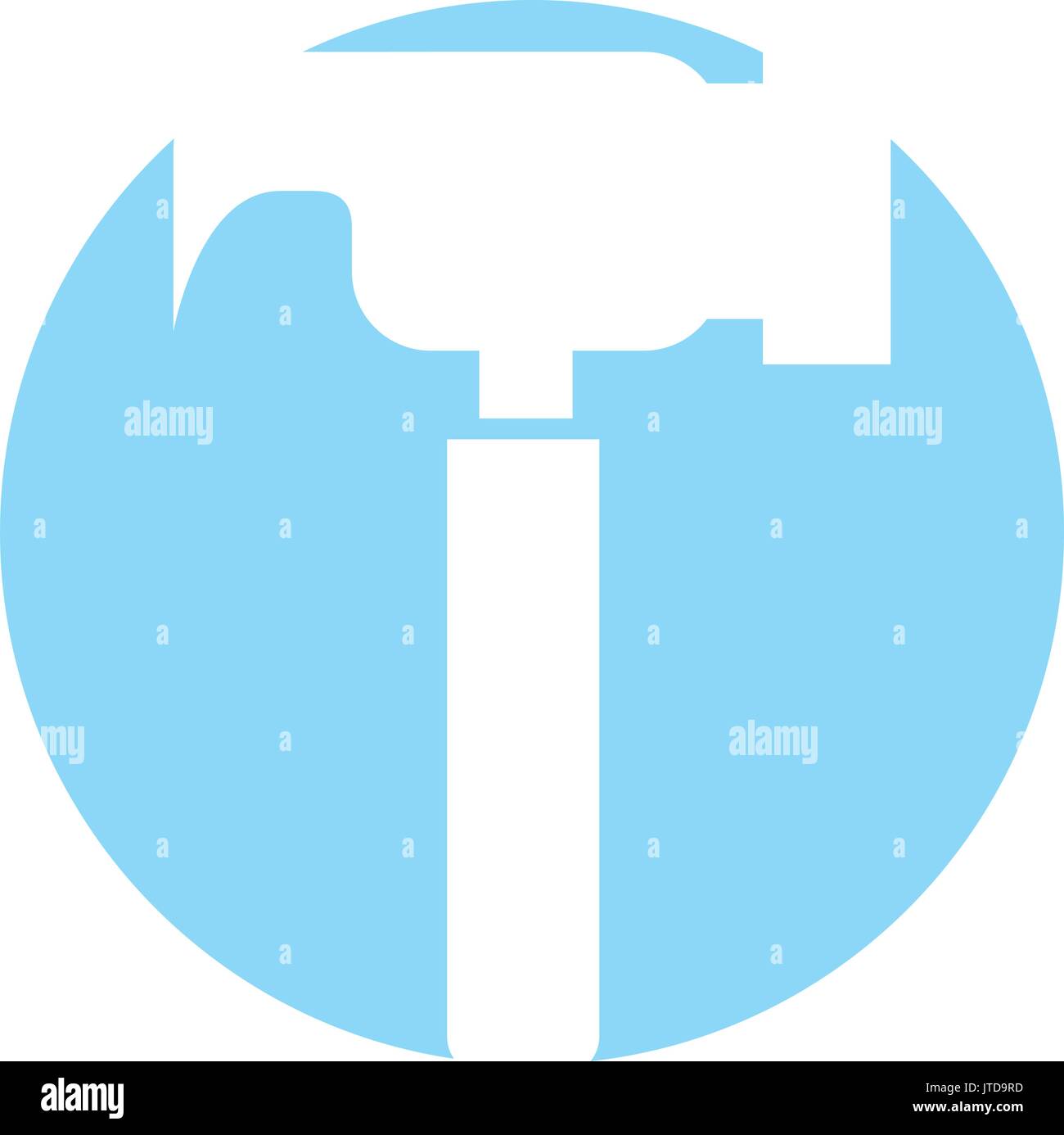 hammer tool isolated icon Stock Vector Image & Art - Alamy
