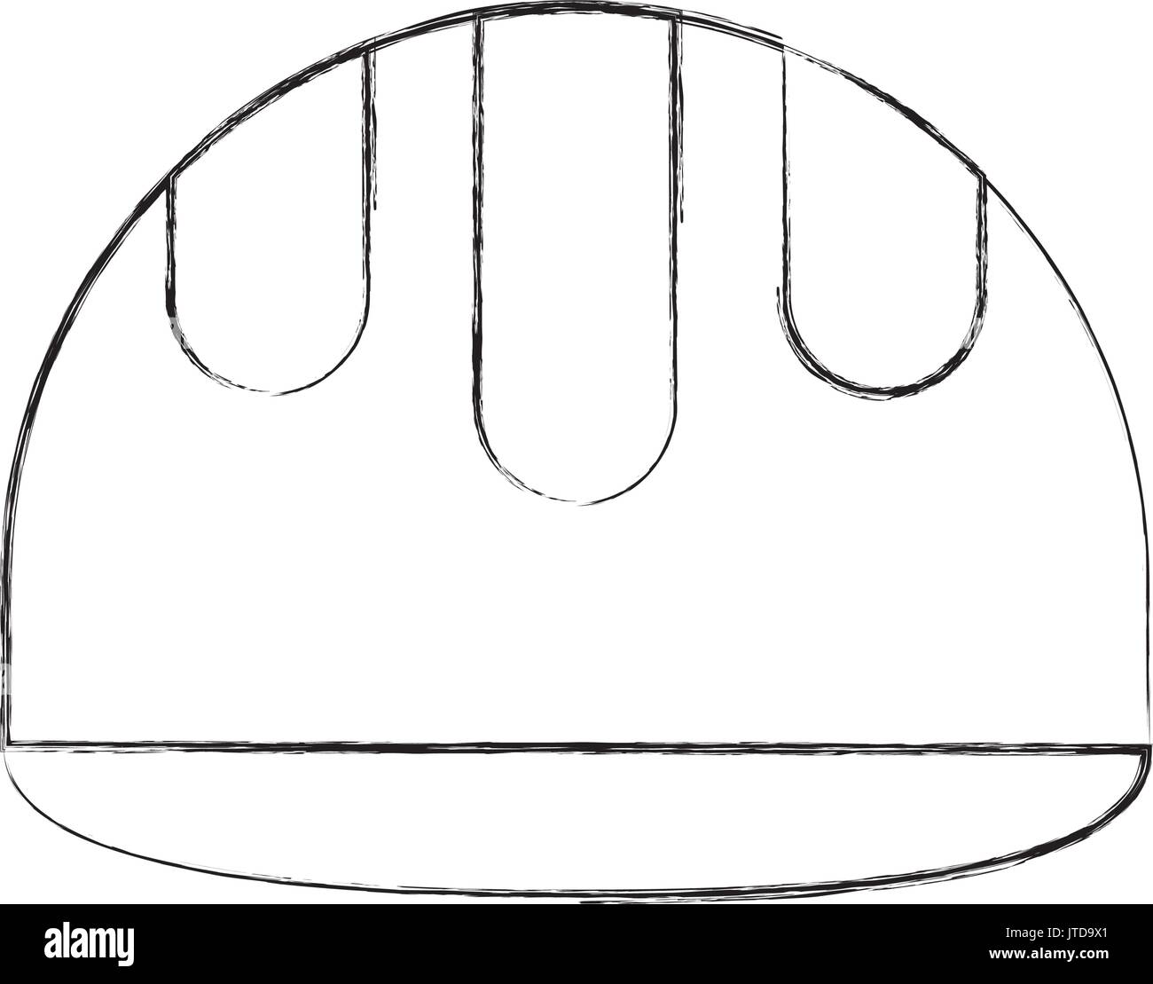 construction helmet isolated icon Stock Vector Image & Art - Alamy for Free Printable Hard Hat Template