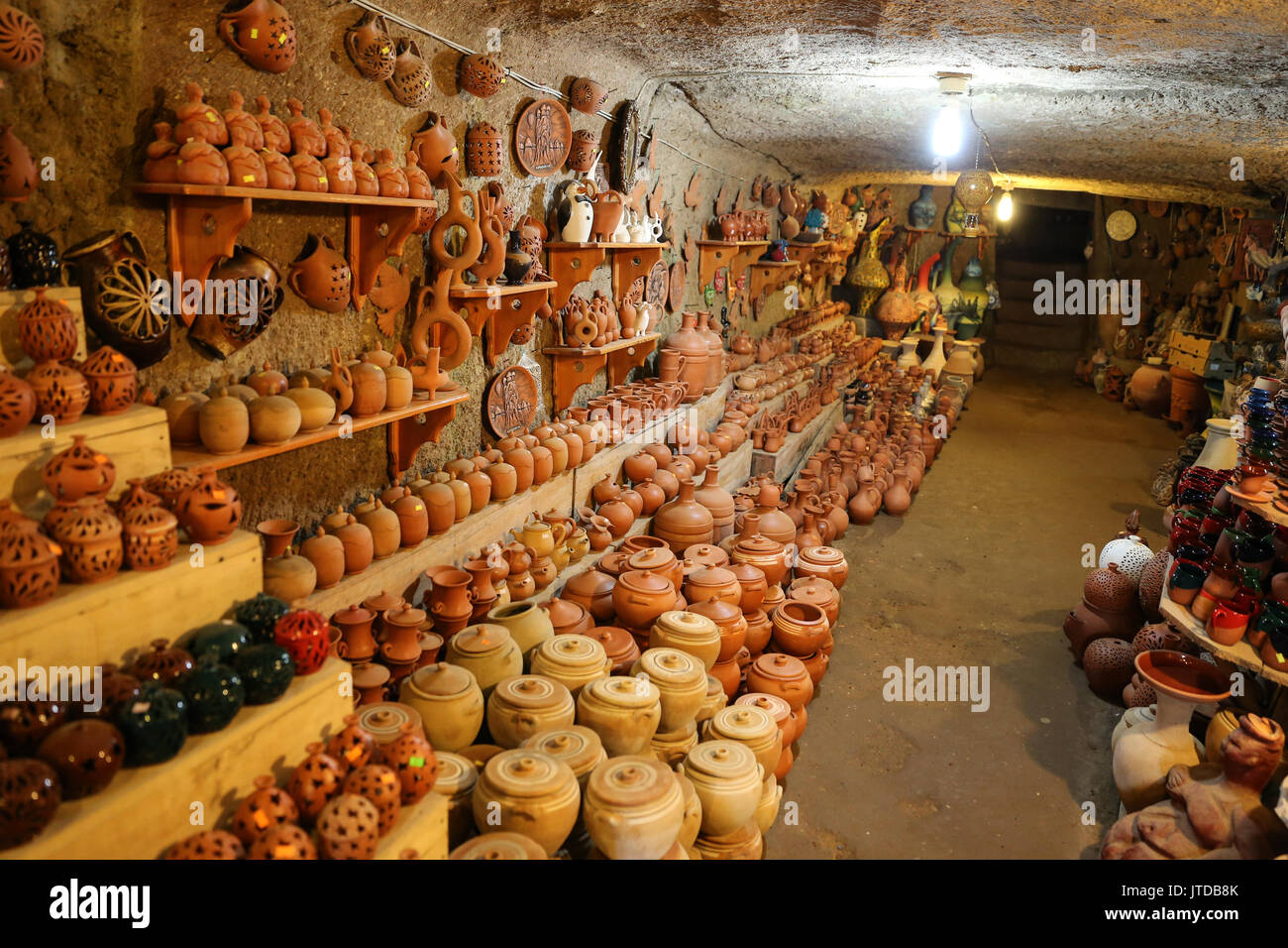 Souvenir shop in Avanos Town, Cappadocia, Turkey Stock Photo Alamy
