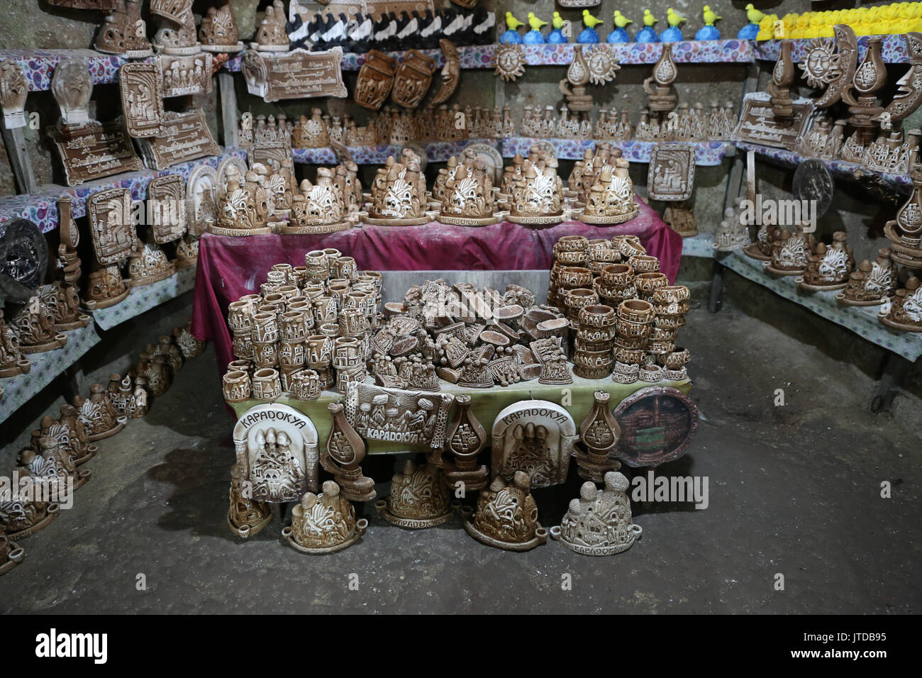 Souvenir shop in Avanos Town, Cappadocia, Turkey Stock Photo Alamy