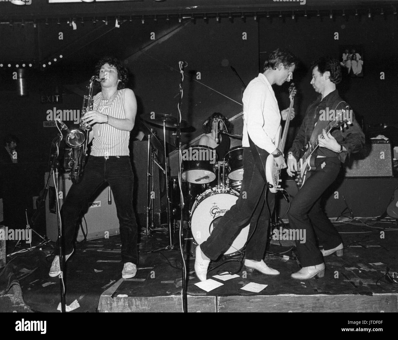 British rock band The Method perform live on stage in London, England