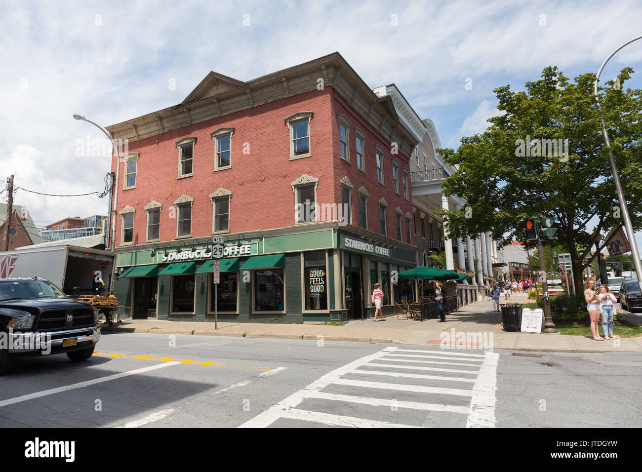 Saratoga Springs, New York state Stock Photo Alamy