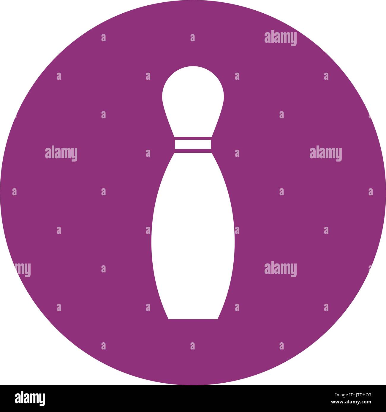 Bowling pin sport Stock Vector Image & Art Alamy