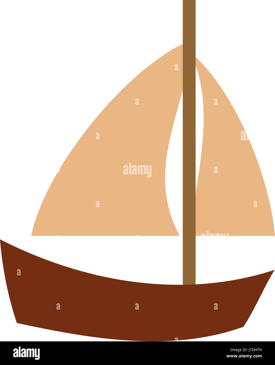 Sail boat symbol Stock Vector Image & Art Alamy