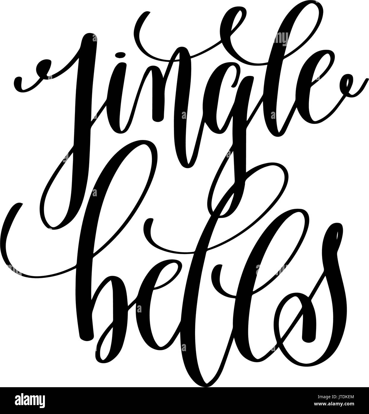 Jingle bells Black and White Stock Photos & Images Alamy