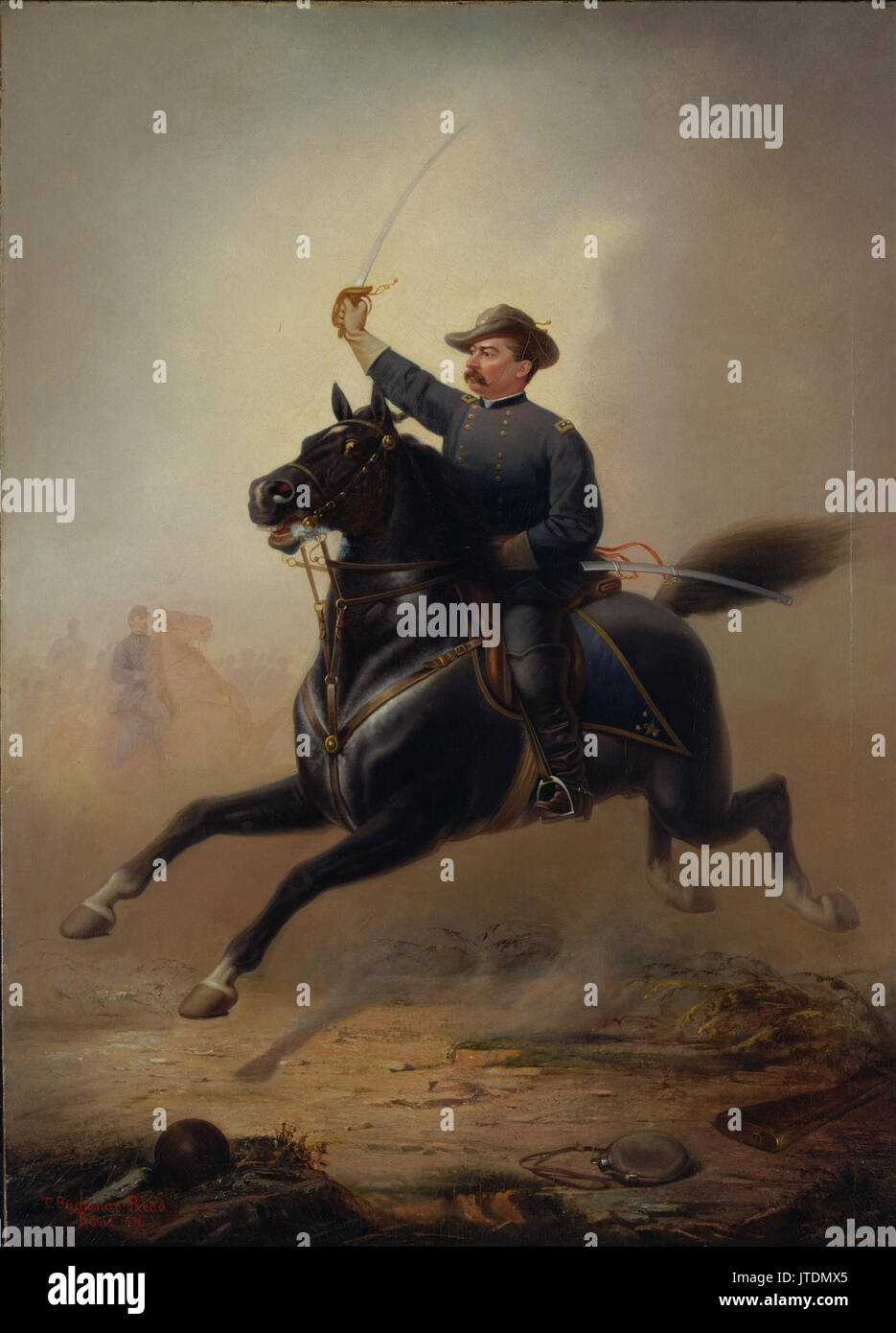 Thomas Buchanan Read Philip Henry Sheridan Stock Photo - Alamy