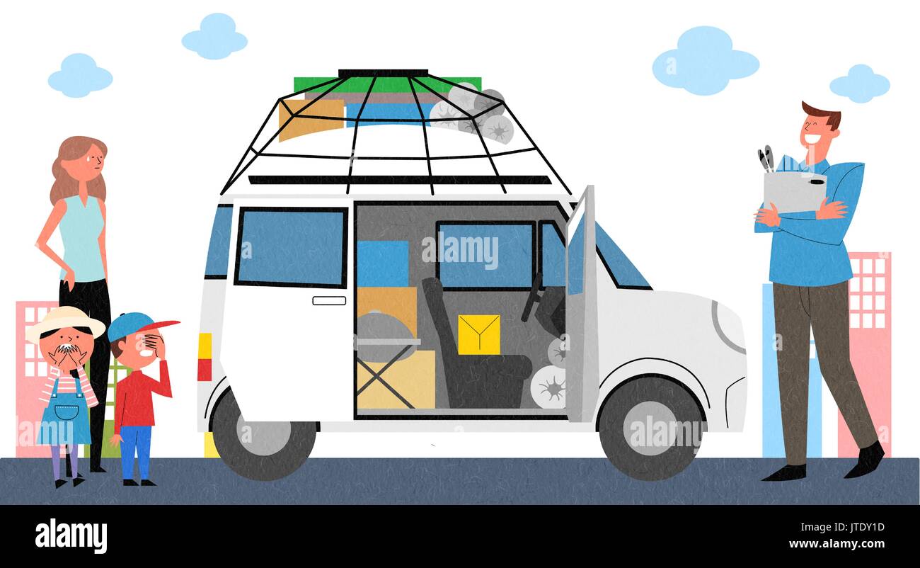 Man woman camping building tent Stock Vector Images - Alamy