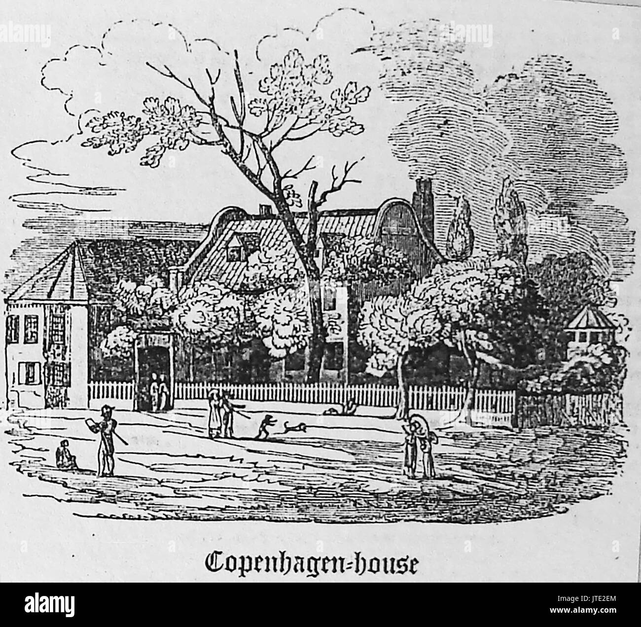 Former Copenhagen House, Islington, London, 17th century home of Danish Ambassador -later sports and entertainment venue. Stock Photo