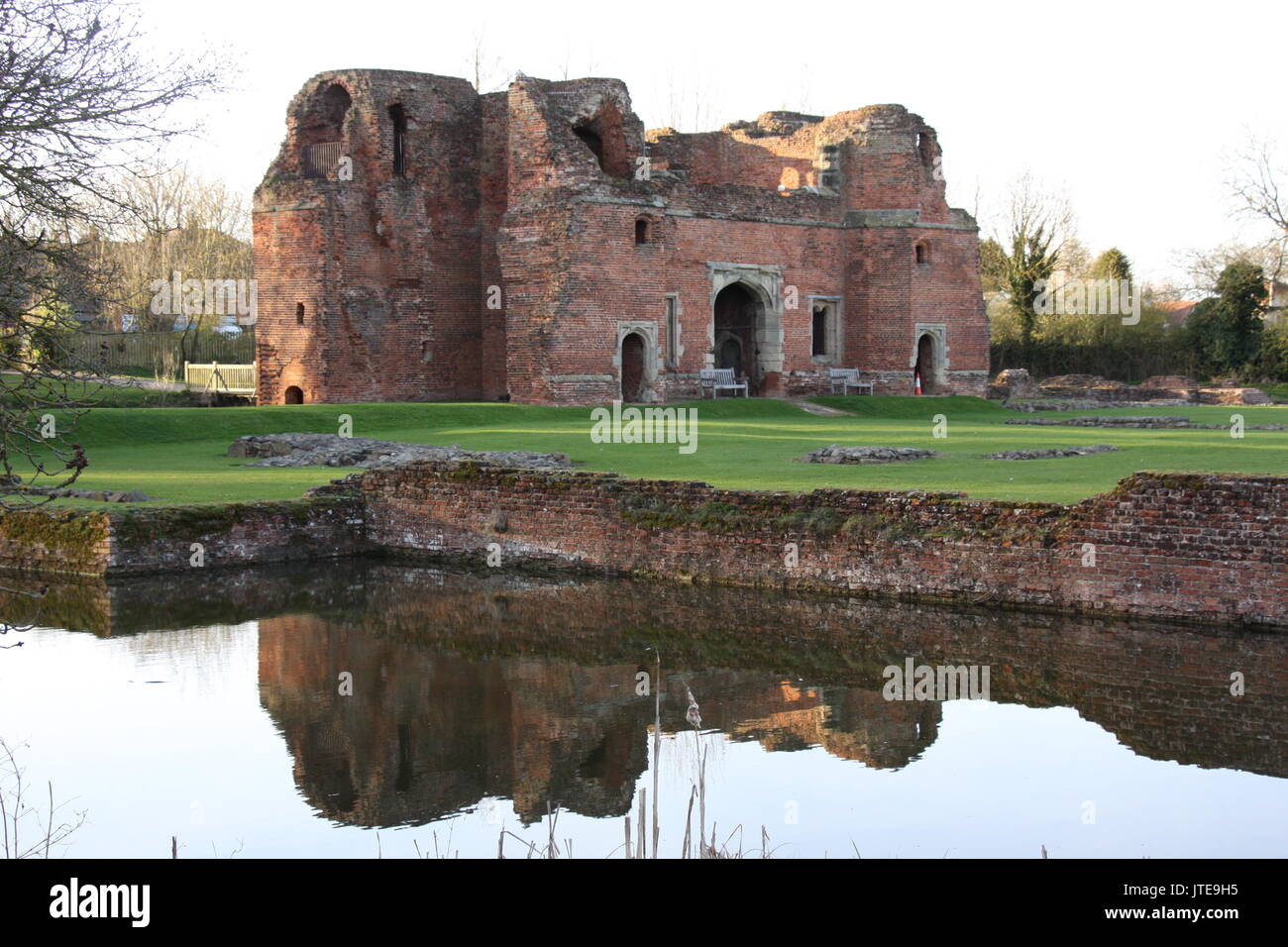 Kirby Muxloe Castle Stock Photo Alamy