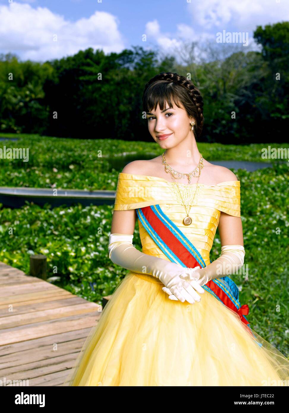 Demi Lovato Princess Protection Program 09 Stock Photo Alamy