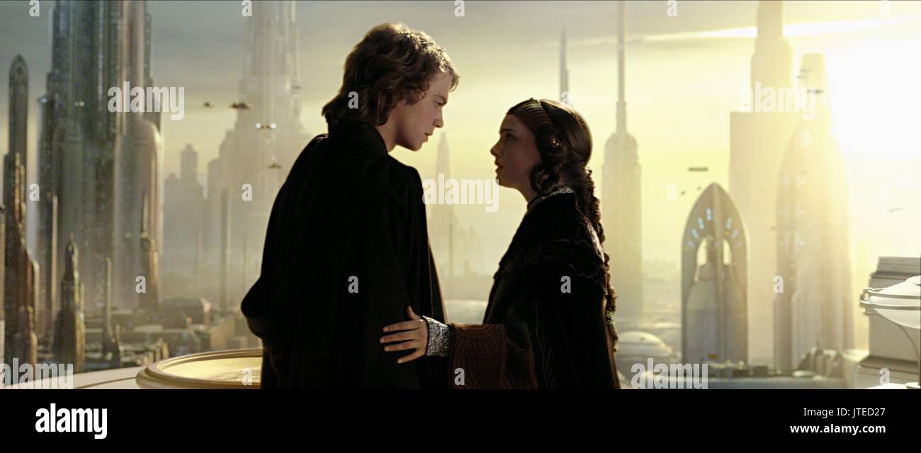 Hayden Christensen Natalie Portman Star Wars Episode Iii Revenge Of The Sith 2005 Stock Photo Alamy