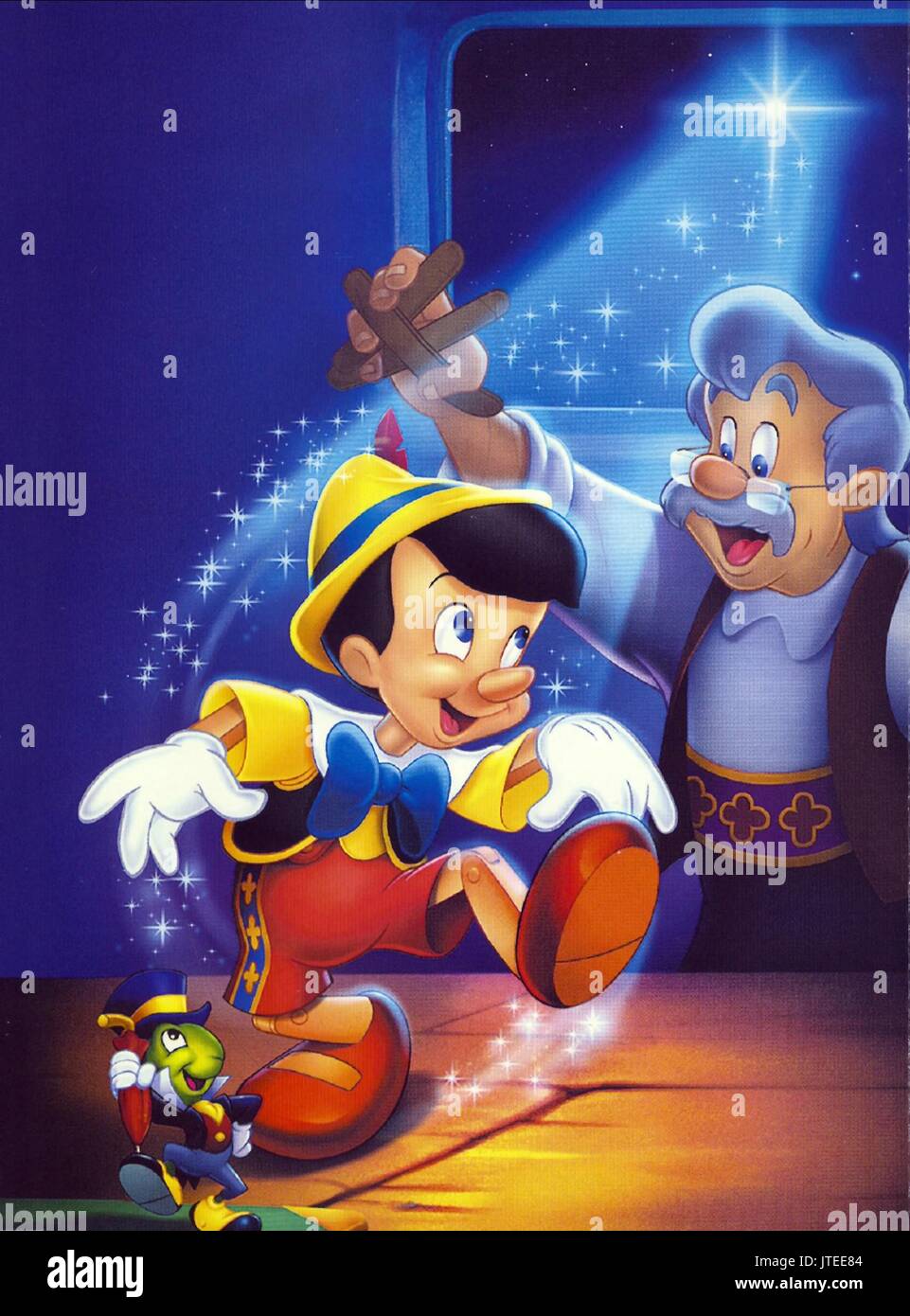JIMINY CRICKET PINOCCHIO GEPPETTO PINOCCHIO 1940 Stock Photo Alamy