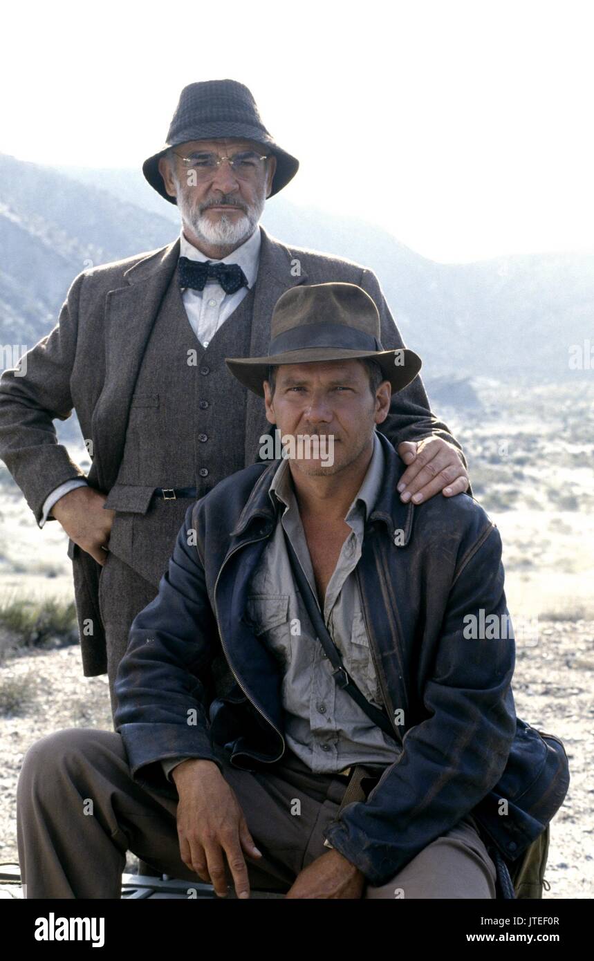 Sean Connery Harrison Ford Indiana High Resolution Stock Photography ...