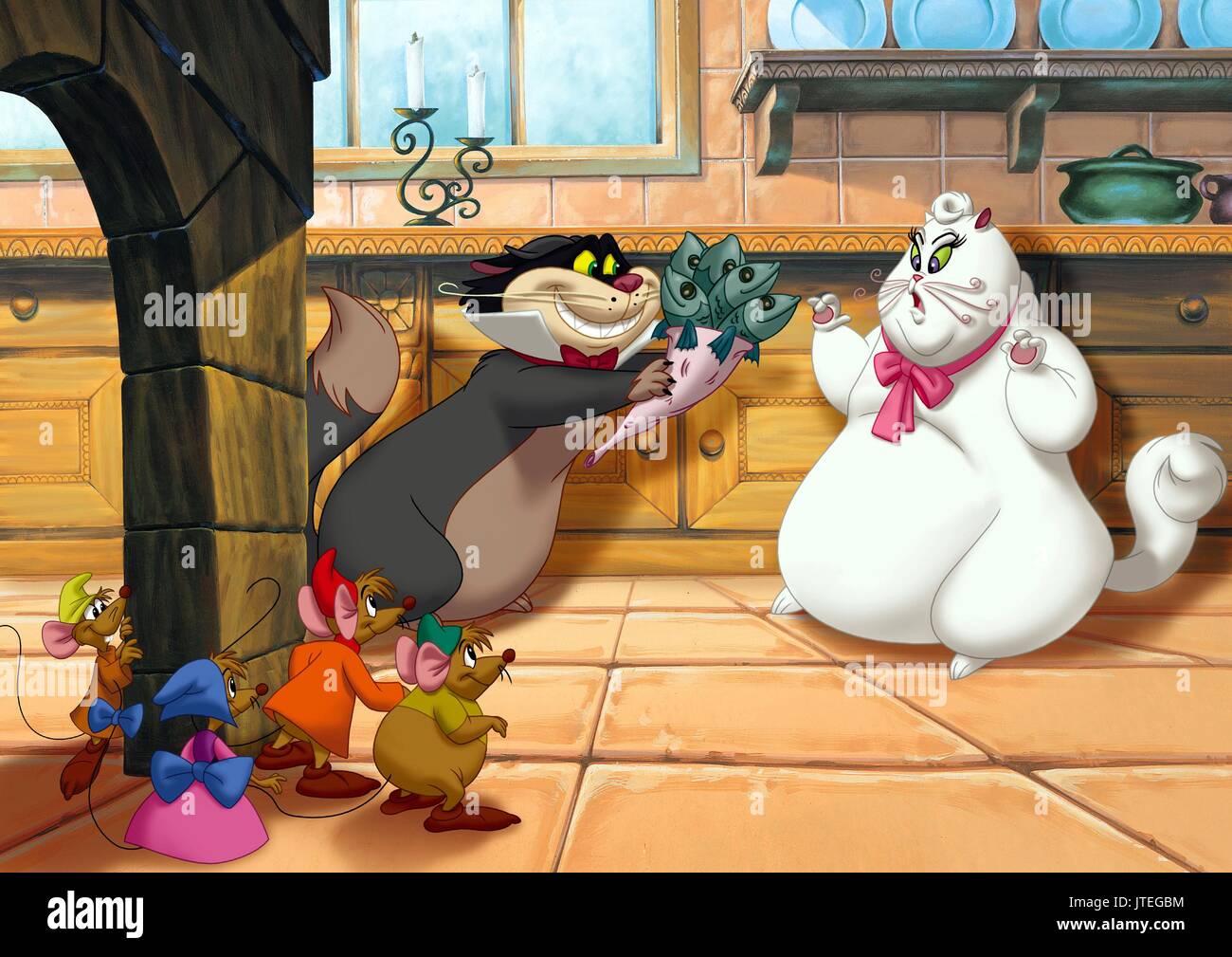 MARY MOUSE JAQ GUS LUCIFER & POMPOM CINDERELLA II DREAMS COME TRUE