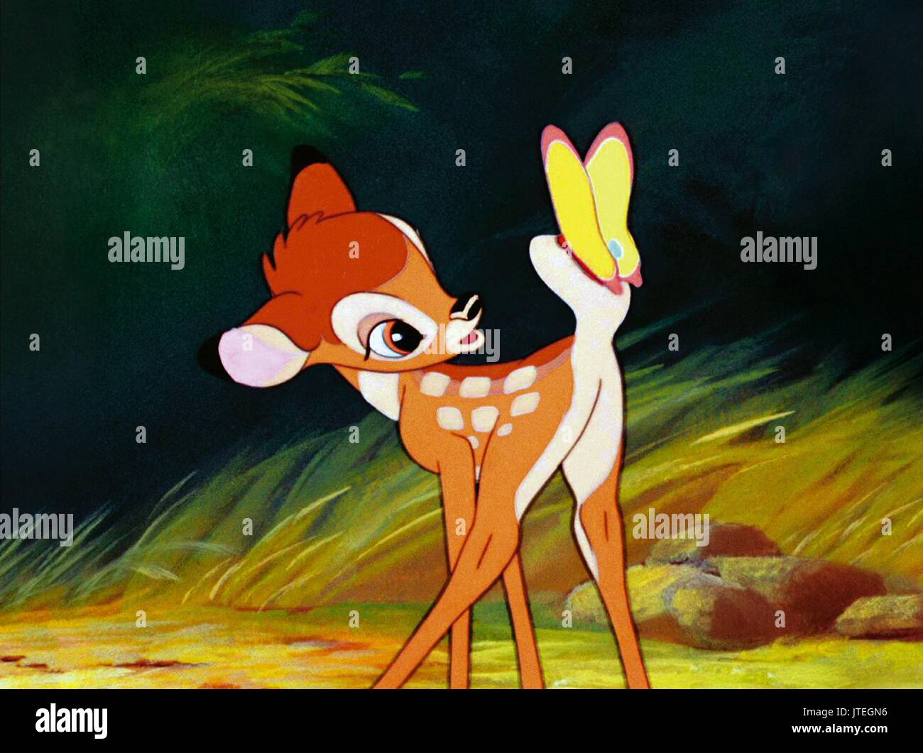 BAMBI & BUTTERFLY BAMBI (1942 Stock Photo 152755154 Alamy