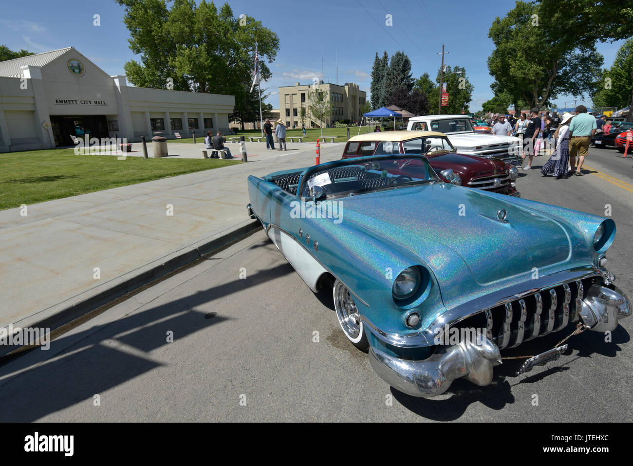 1955 Buick, Car Show, Emmett Cherry Festival, Emmett, Idaho, USA