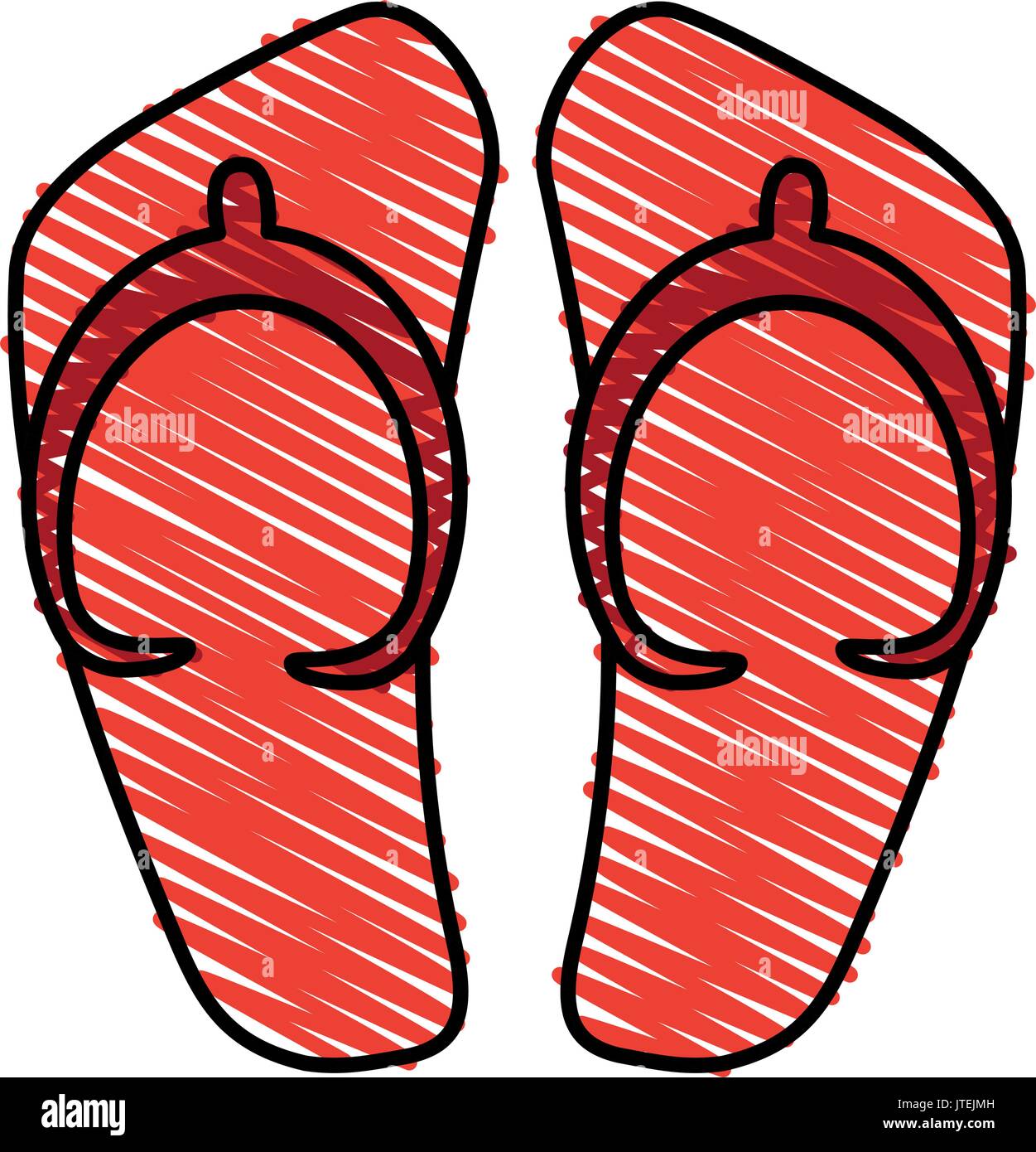 flip flops sandals icon image Stock Vector Image & Art - Alamy