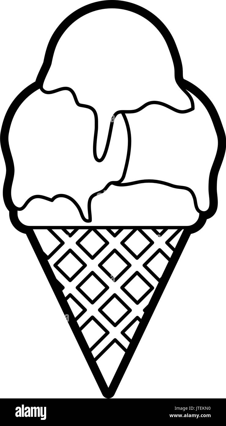 ice cream cone icon image Stock Vector Image & Art - Alamy