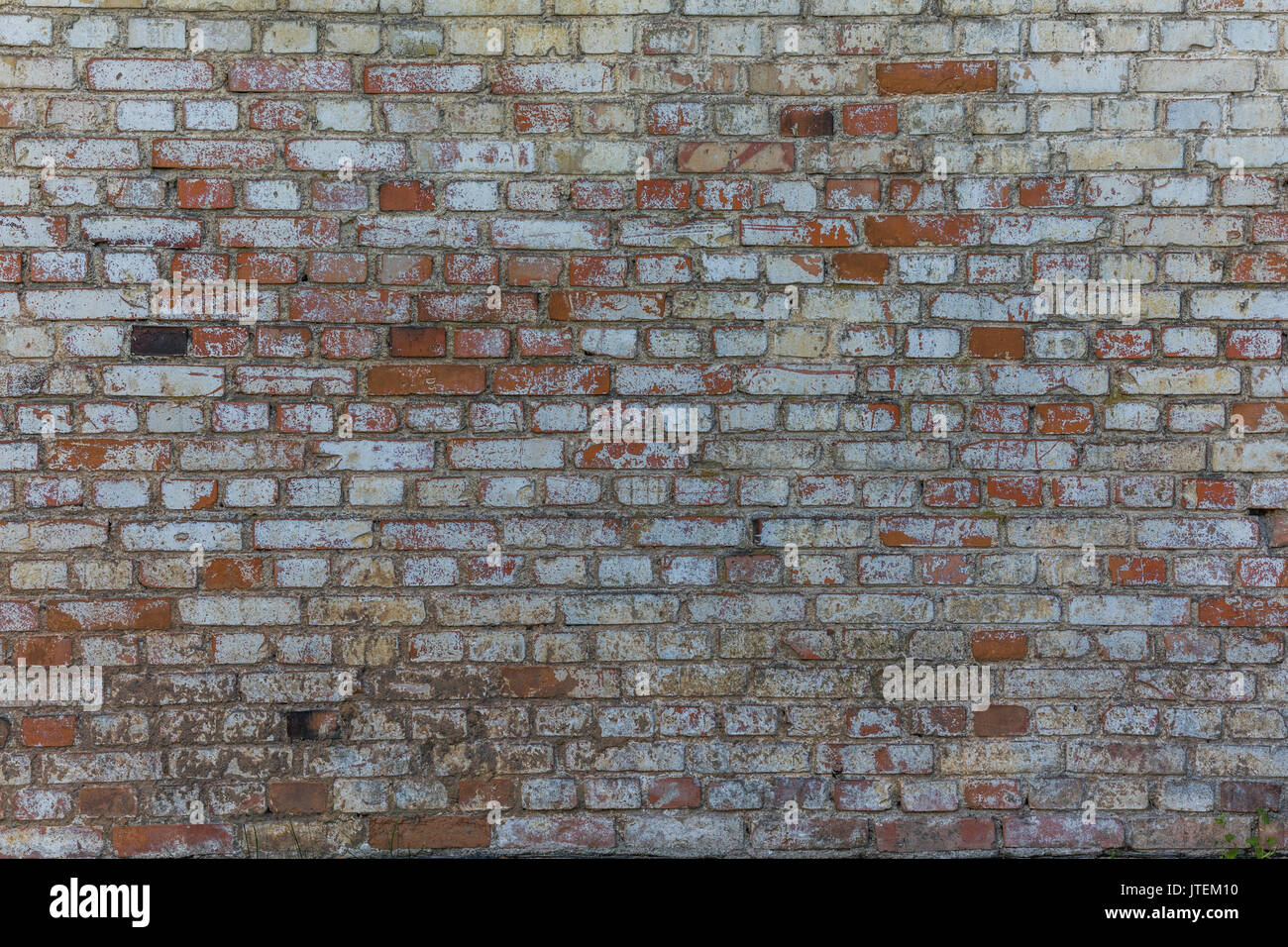 Old brick wall texture surface as background. Stock Photo