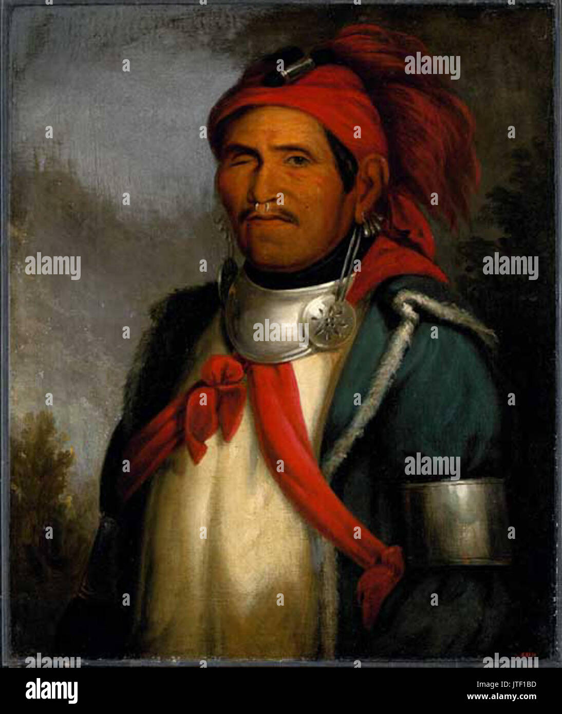 Shawnee Prophet, Tenskwatawa Stock Photo Alamy