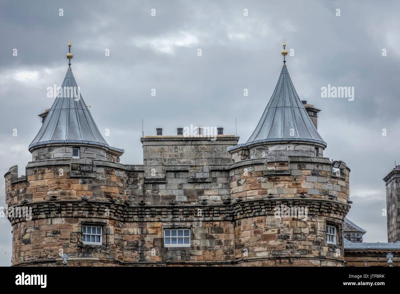 Holyrood Royal Palace in Edinburgh Stock Photo