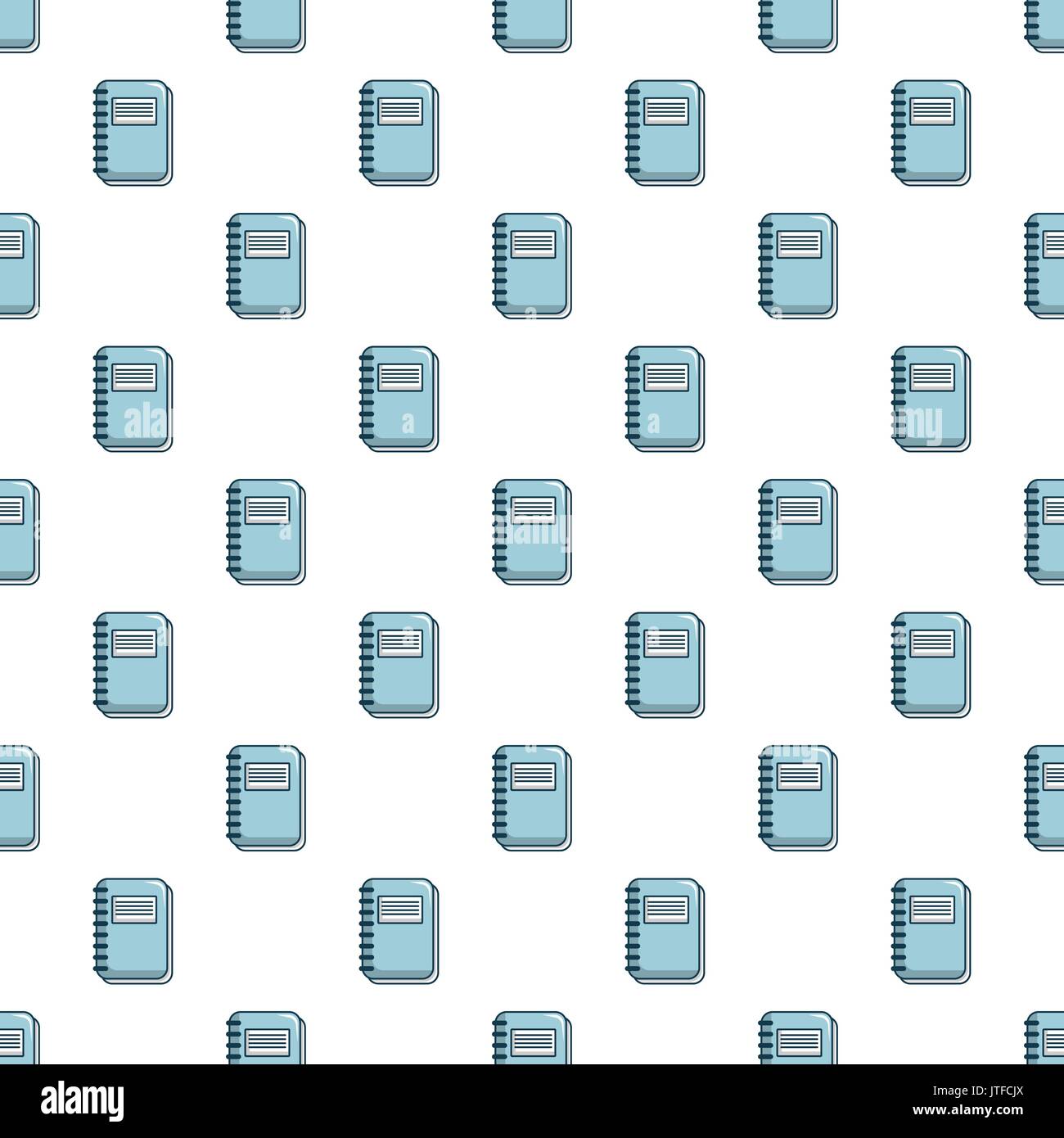 Notebook pattern seamless Stock Vector