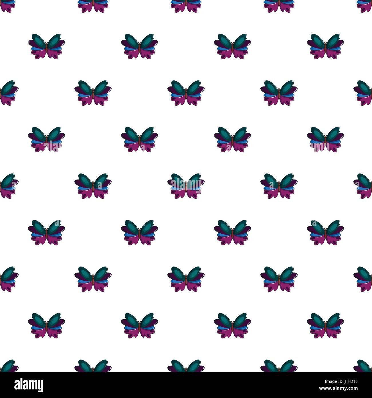 Butterfly demophoon pattern seamless Stock Vector