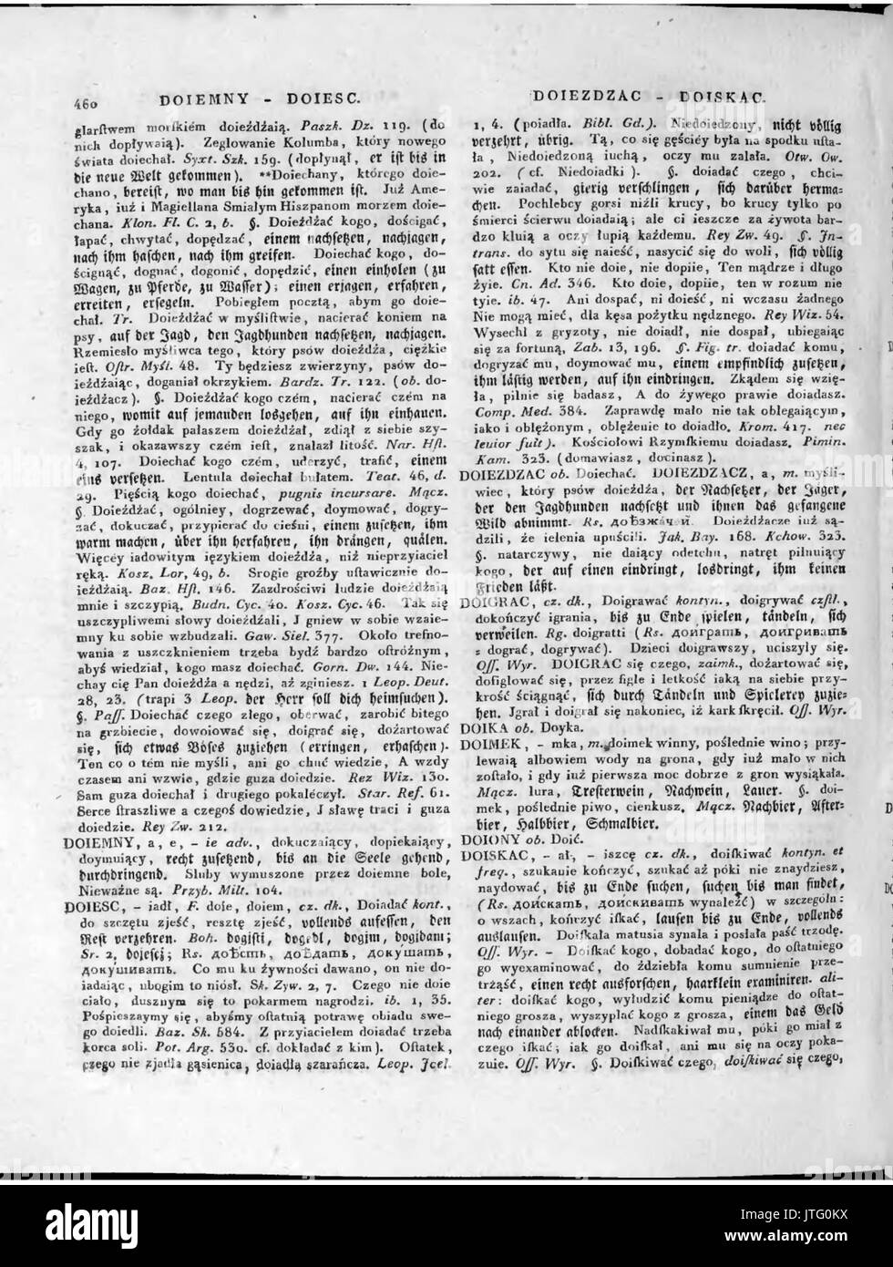 slownik-jezyka-polskiego-tom-1-460-stock-photo-alamy