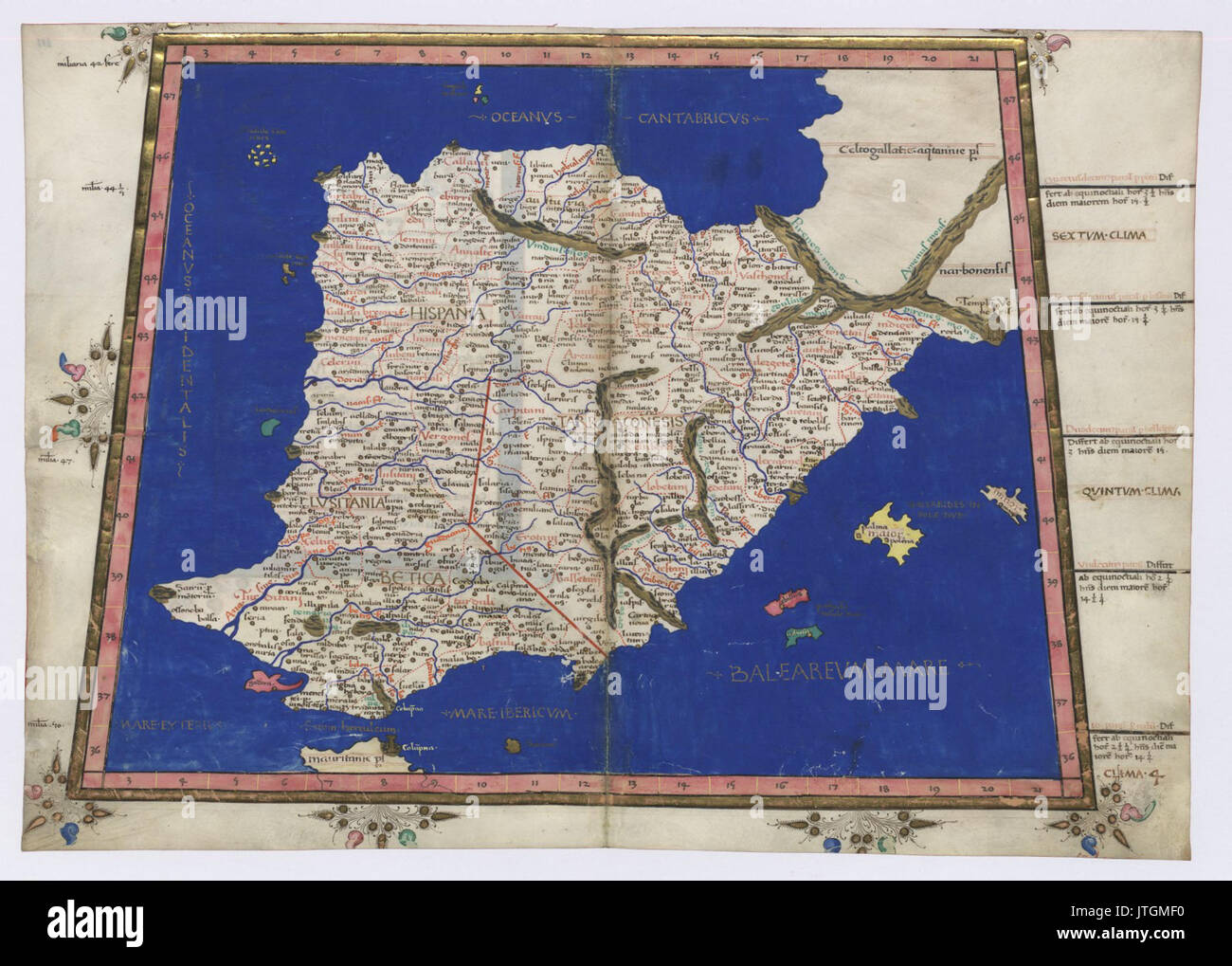 Polytimetus Map Ptolemys map of the world hi-res stock photography and images - Alamy