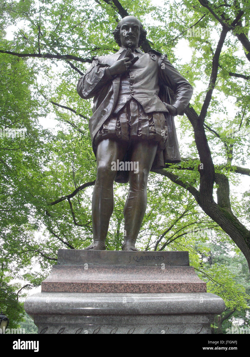 William Shakespeare Statue, Central Park, NYC Stock Photo Alamy