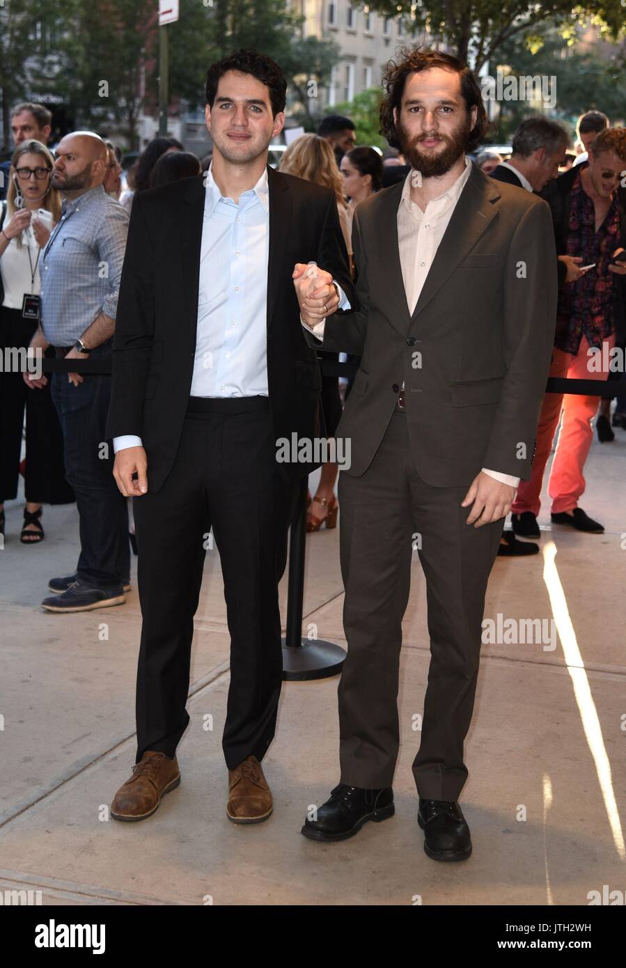 New York, NY, USA. 8th Aug, 2017. Benny Safdie, Josh Safdie at arrivals