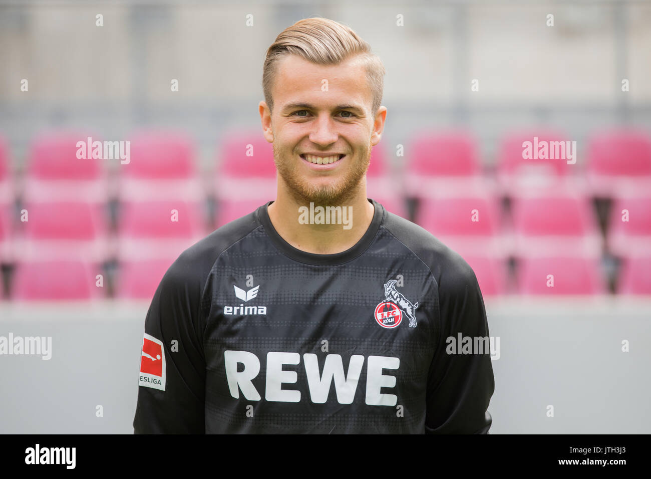 German Bundesliga, official photocall FC Cologne for season 2017/18 in Cologne, Germany: Sven Mueller. Foto: Rolf Vennenbernd/dpa | usage worldwide Stock Photo
