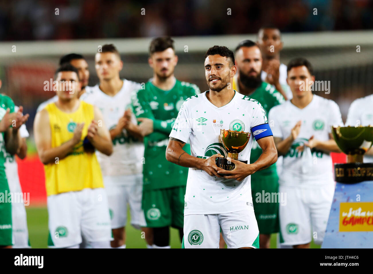 Alan Ruschel Chapecoense August 7 2017 Football Soccer Trofeo Joan Gamper Match Between Fc Barcelona 5 0 Chapecoense At Camp Nou In Barcelona Spain Photo By D Nakashima Aflo Stock Photo Alamy