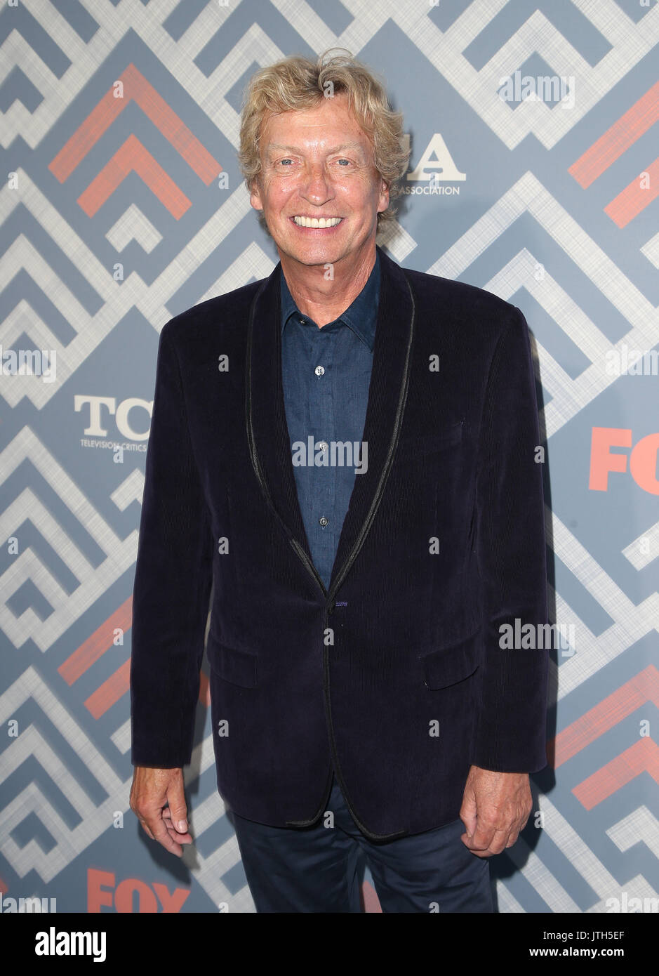 West Hollywood, Ca. 8th Aug, 2017. Nigel Lythgoe, at 2017 Summer TCA Tour - Fox at Soho House in West Hollywood, California on August 8, 2017. Credit: Faye Sadou/MediaPunch/Alamy Live News Stock Photo