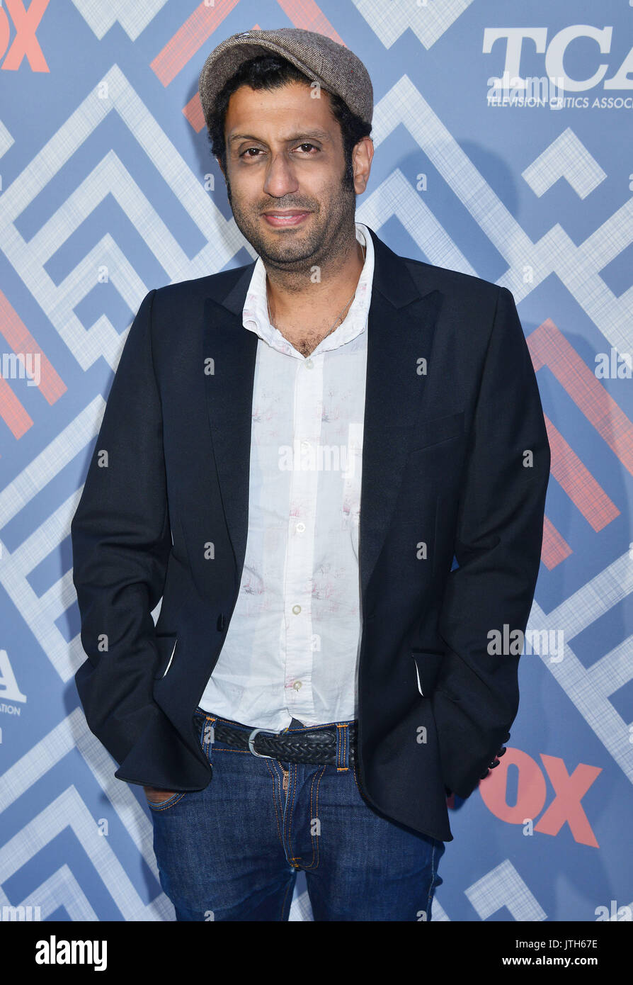 Los Angeles, California, USA. 08th Aug, 2017. Adeel Akhtar arriving at