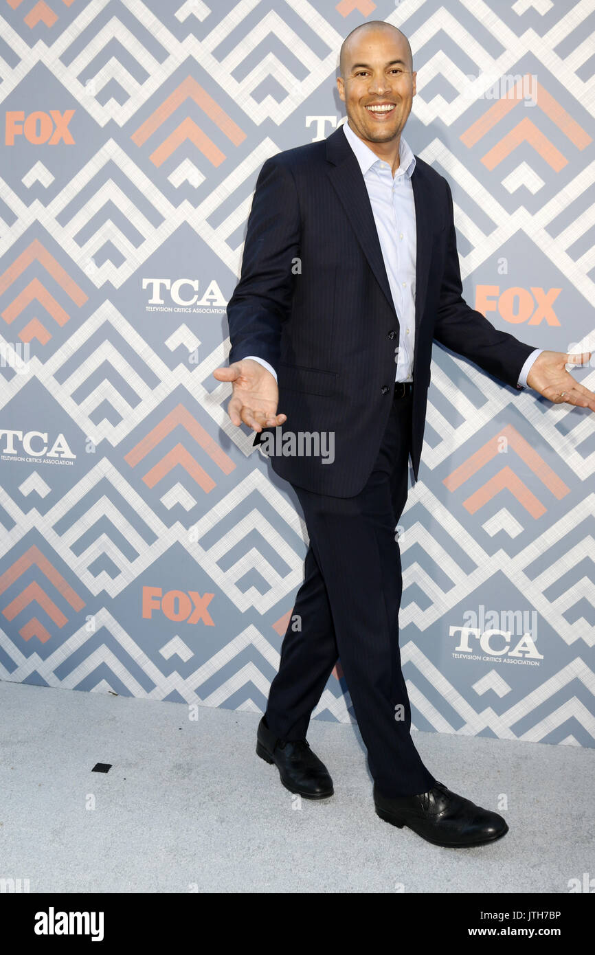 August 8, 2017 - West Hollywood, CA, USA - LOS ANGELES - AUG 8:  Coby Bell at the FOX TCA Summer 2017 Party at the Soho House on August 8, 2017 in West Hollywood, CA (Credit Image: © Kay Blake via ZUMA Wire) Stock Photo