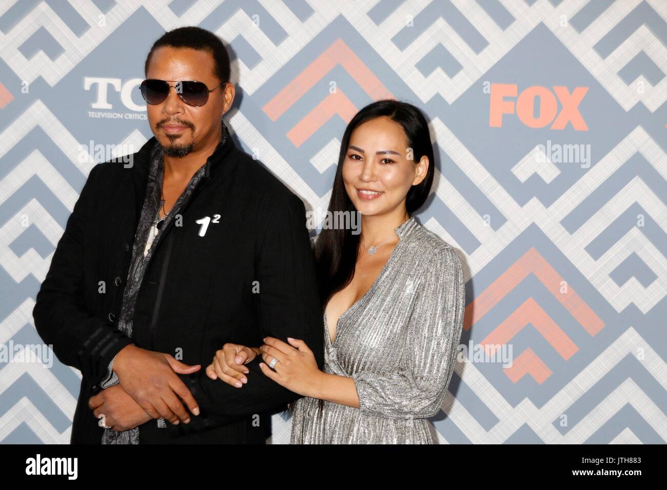Terrence Howard, Miranda Pak at arrivals for Fox TCA After Party Red Carpet - Part 2, Soho House West Hollywood, Los Angeles, CA August 8, 2017. Photo By: Priscilla Grant/Everett Collection Stock Photo