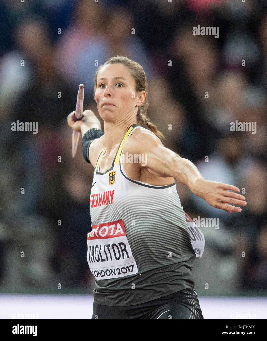 London, Grossbritannien. 08th Aug, 2017. Katharina MOLITOR, Deutschland