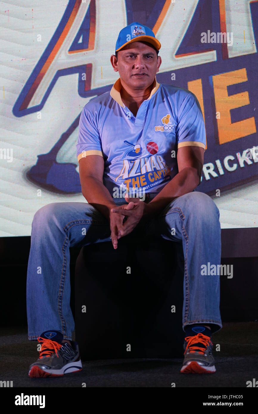 Mumbai, India. 9th August, 2017. Former Indian cricketer Mohammed ...