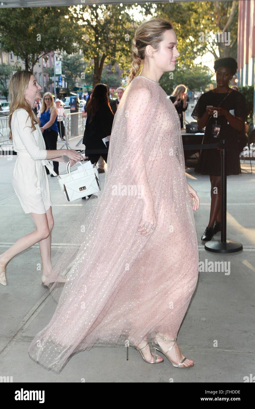 New York, NY, USA. 9th Aug, 2017. Brie Larson at The Glass Castle New
