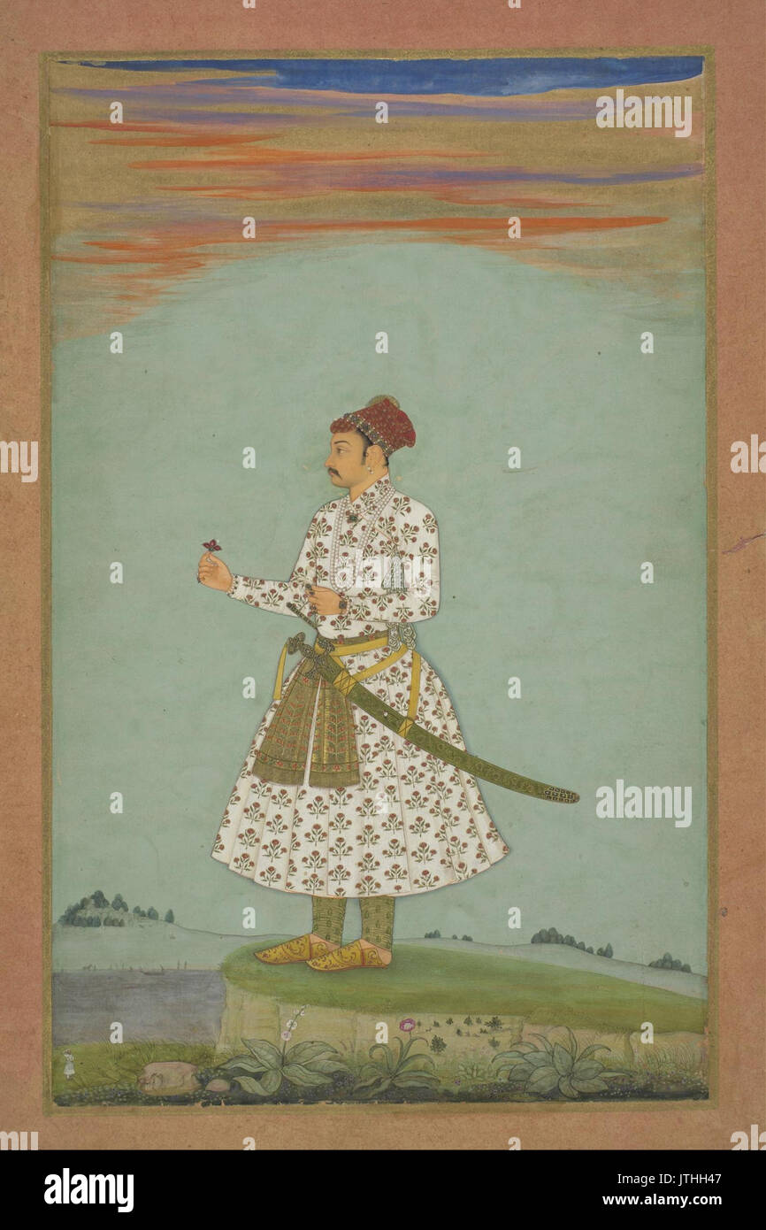 Unknown Indian Maharaja Rama Singh (I) of Amber Stock Photo - Alamy