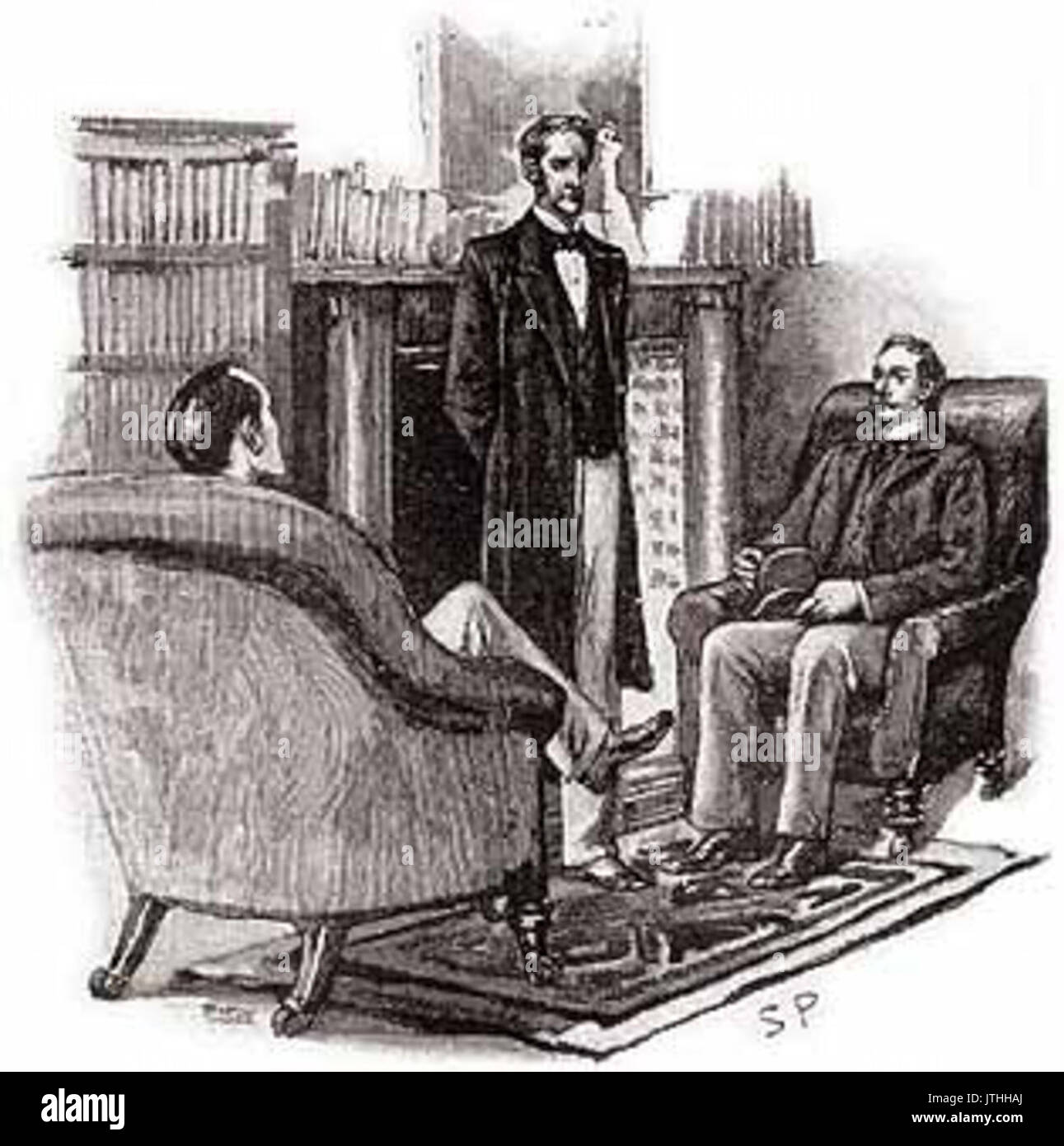 The Adventure of the Naval Treaty 09 Stock Photo Alamy